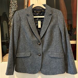 Talbots Women's Blue Flecked Blazer
